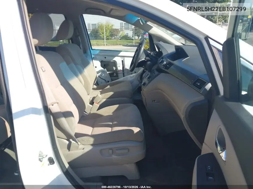 2014 HONDA ODYSSEY VIN 5FNRL5H22EB107299 — фото 5