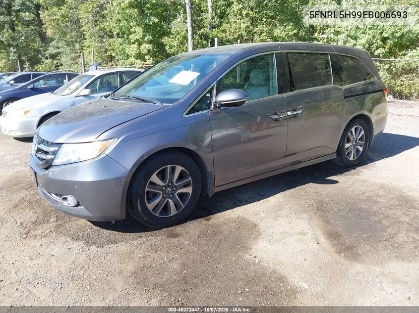 2014 HONDA ODYSSEY VIN 5FNRL5H99EB006693 — фото 2