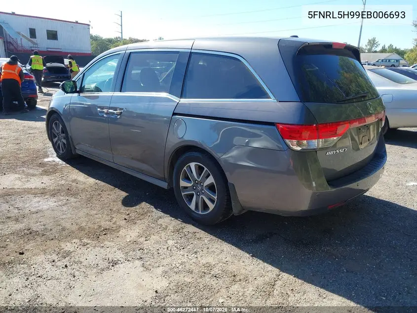 2014 HONDA ODYSSEY VIN 5FNRL5H99EB006693 — фото 3
