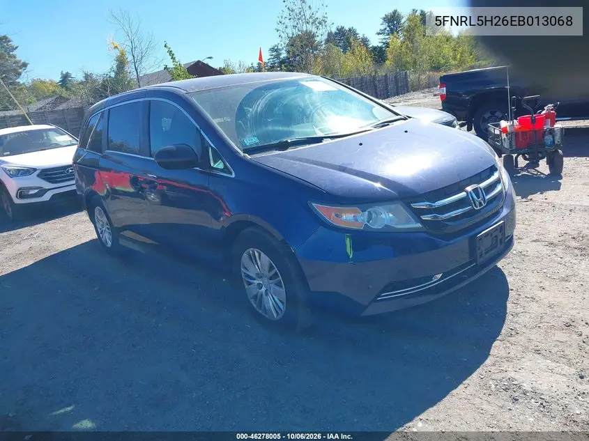 HONDA ODYSSEY 2014, VIN 5FNRL5H26EB013068