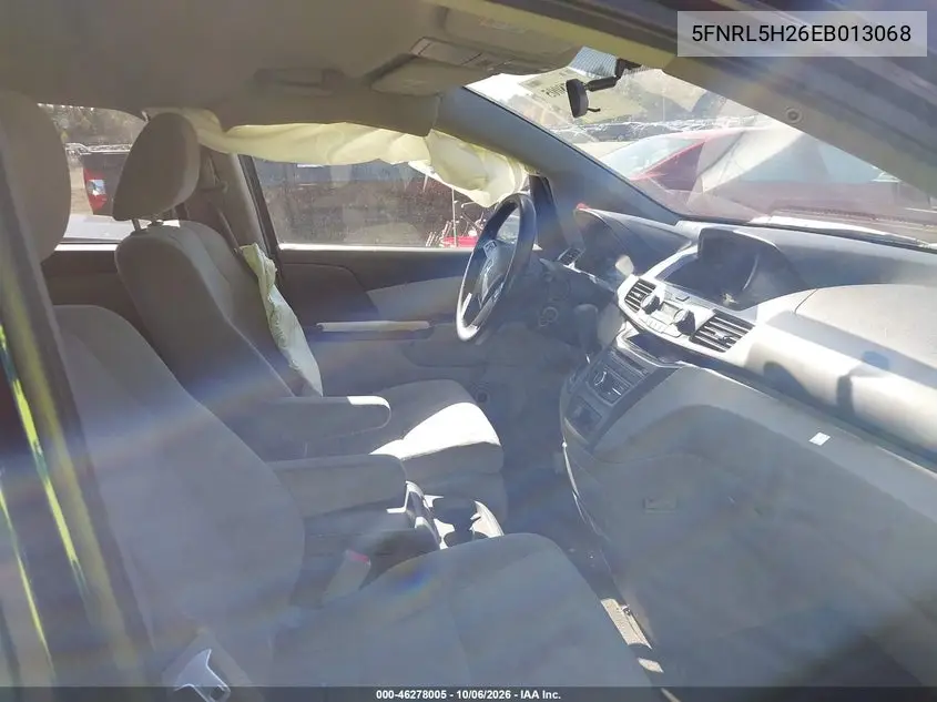 2014 HONDA ODYSSEY VIN 5FNRL5H26EB013068 — фото 5