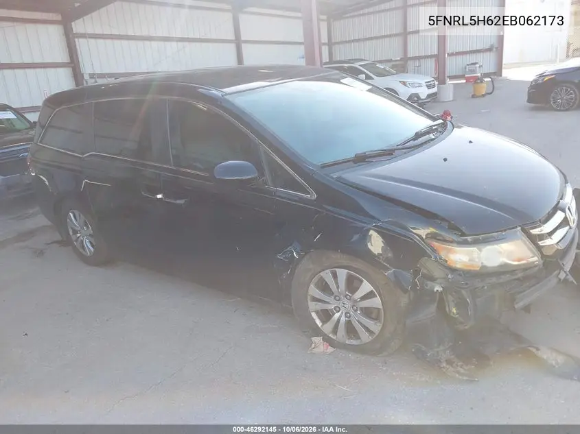 HONDA ODYSSEY 2014, VIN 5FNRL5H62EB062173