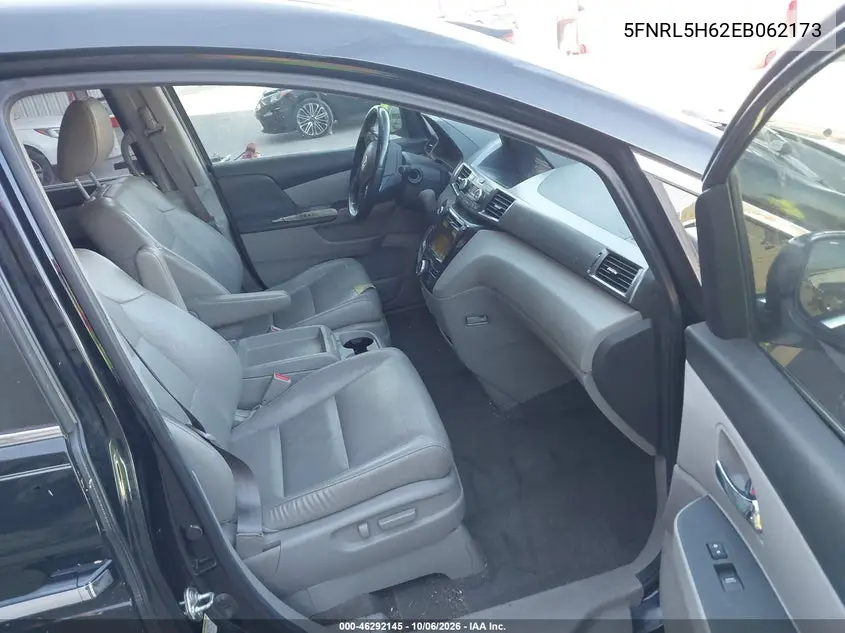 2014 HONDA ODYSSEY VIN 5FNRL5H62EB062173 — фото 5
