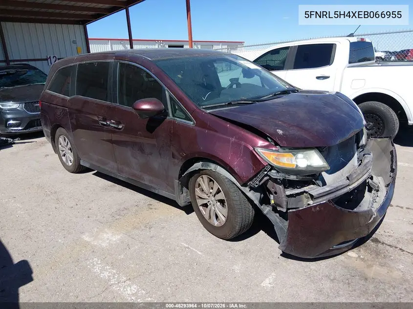 HONDA ODYSSEY 2014, VIN 5FNRL5H4XEB066955