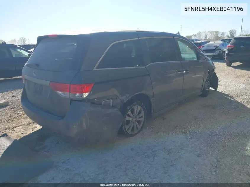 2014 HONDA ODYSSEY VIN 5FNRL5H4XEB041196 — фото 4