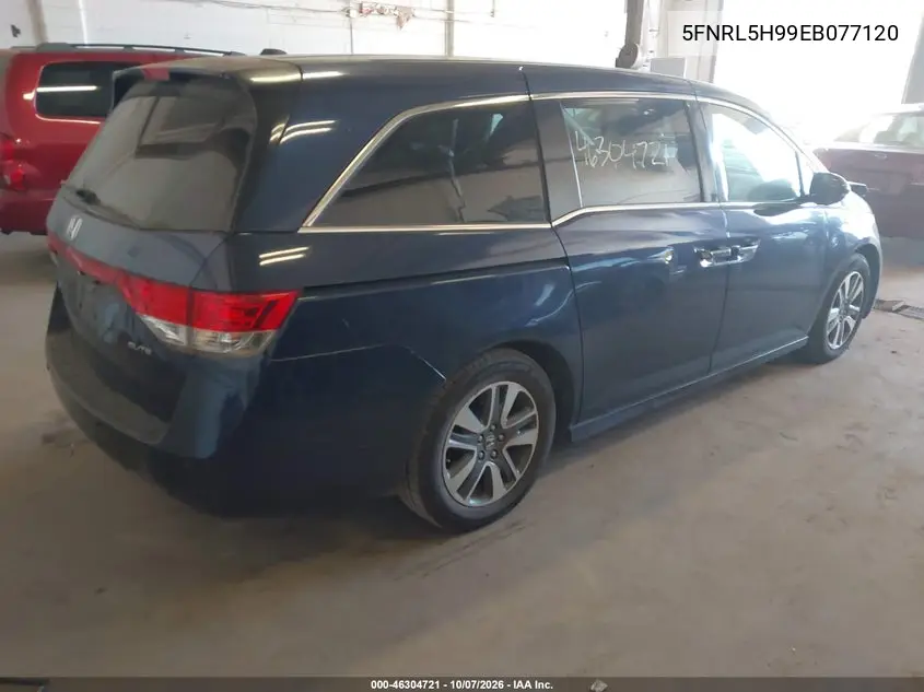2014 HONDA ODYSSEY VIN 5FNRL5H99EB077120 — фото 4