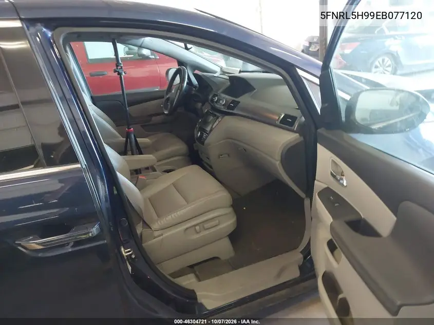 2014 HONDA ODYSSEY VIN 5FNRL5H99EB077120 — фото 5