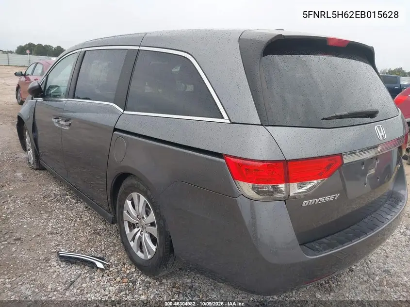 2014 HONDA ODYSSEY VIN 5FNRL5H62EB015628 — фото 3
