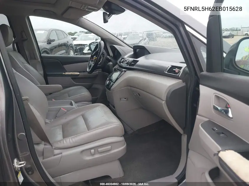 2014 HONDA ODYSSEY VIN 5FNRL5H62EB015628 — фото 5