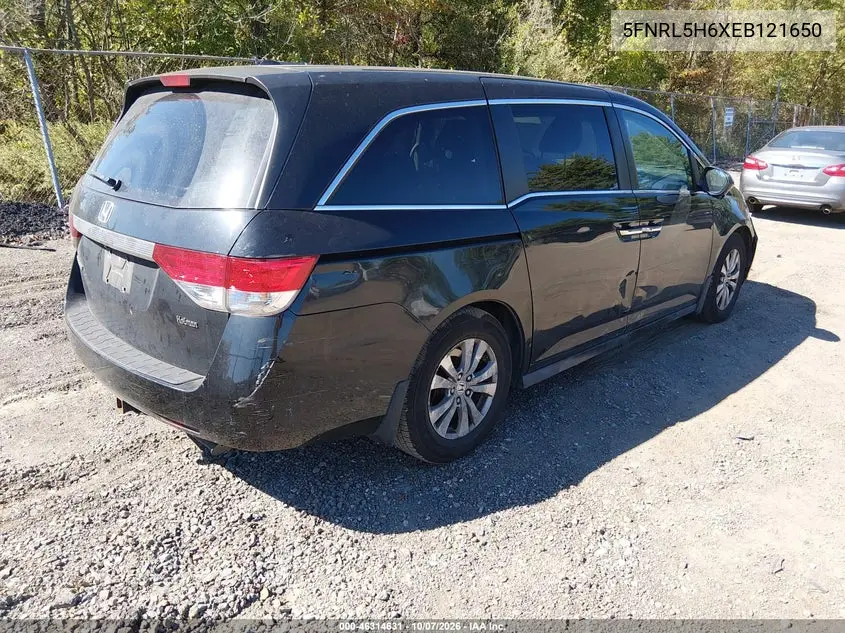 2014 HONDA ODYSSEY VIN 5FNRL5H6XEB121650 — фото 4