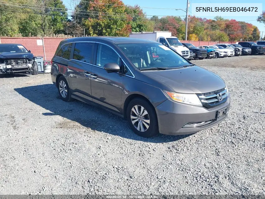 HONDA ODYSSEY 2014, VIN 5FNRL5H69EB046472