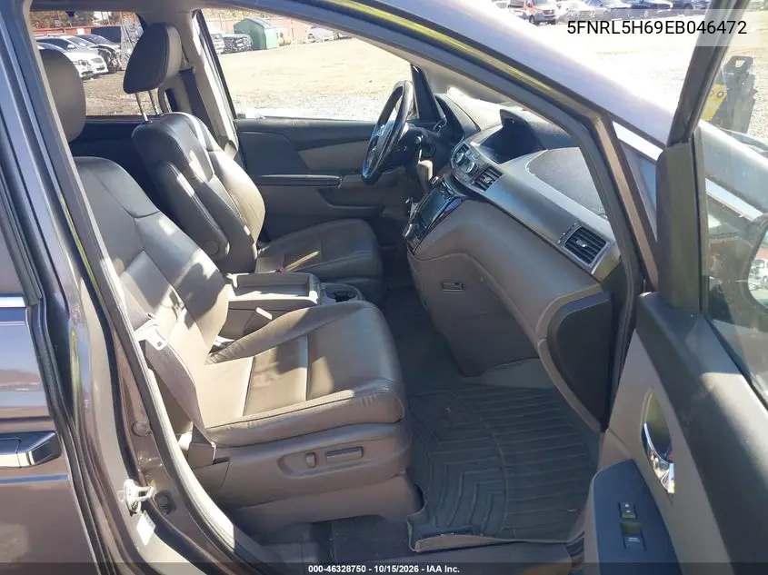 2014 HONDA ODYSSEY VIN 5FNRL5H69EB046472 — фото 5