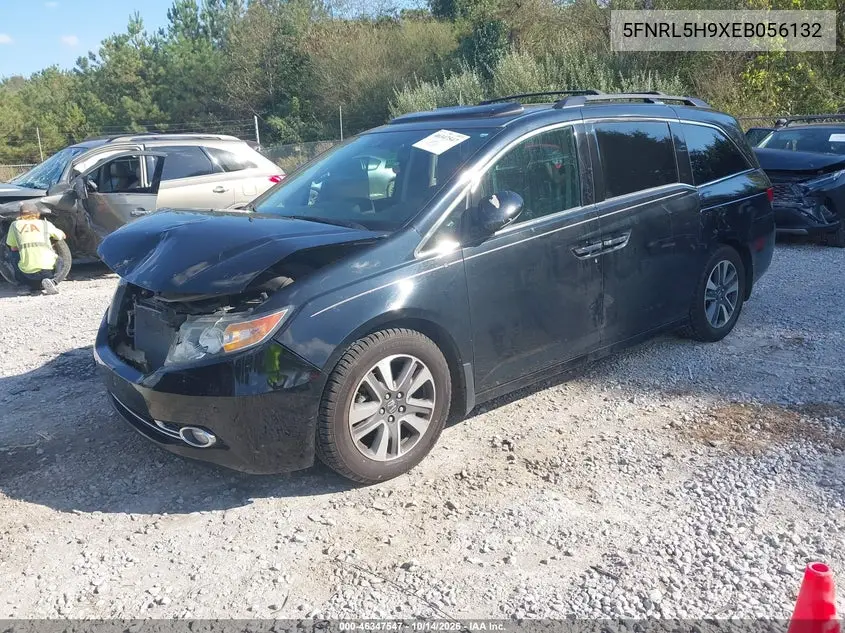 2014 HONDA ODYSSEY VIN 5FNRL5H9XEB056132 — фото 2