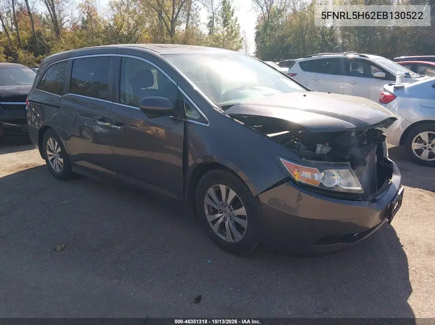 HONDA ODYSSEY 2014, VIN 5FNRL5H62EB130522