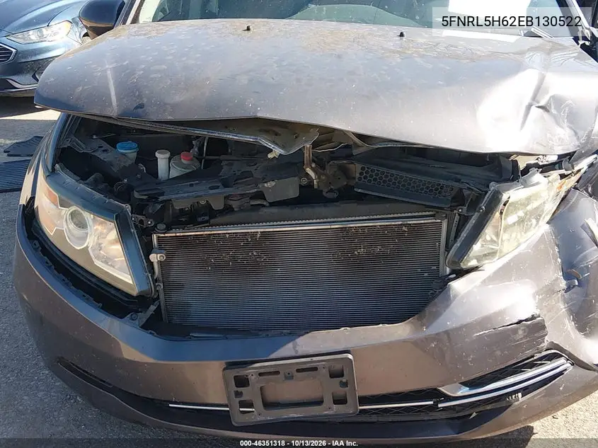 2014 HONDA ODYSSEY VIN 5FNRL5H62EB130522 — фото 6