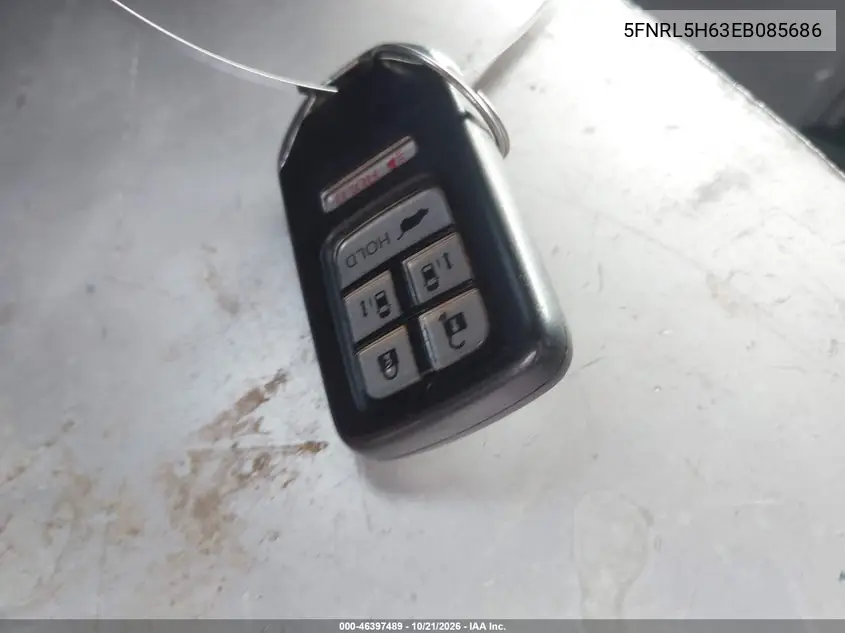 2014 HONDA ODYSSEY VIN 5FNRL5H63EB085686 — фото 11
