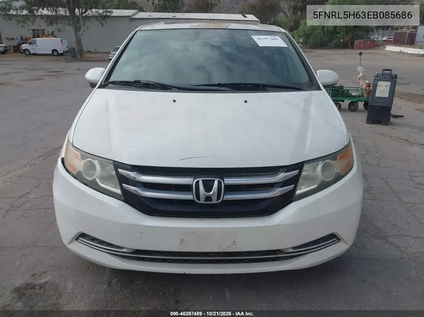 2014 HONDA ODYSSEY VIN 5FNRL5H63EB085686 — фото 12
