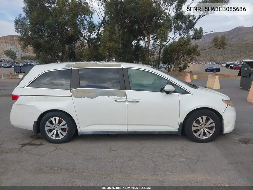 2014 HONDA ODYSSEY VIN 5FNRL5H63EB085686 — фото 13