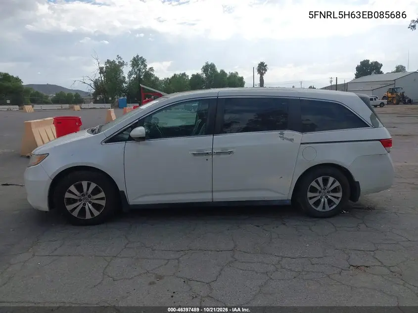 2014 HONDA ODYSSEY VIN 5FNRL5H63EB085686 — фото 14
