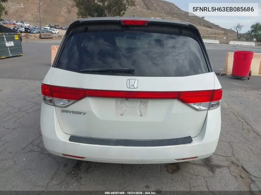 2014 HONDA ODYSSEY VIN 5FNRL5H63EB085686 — фото 16