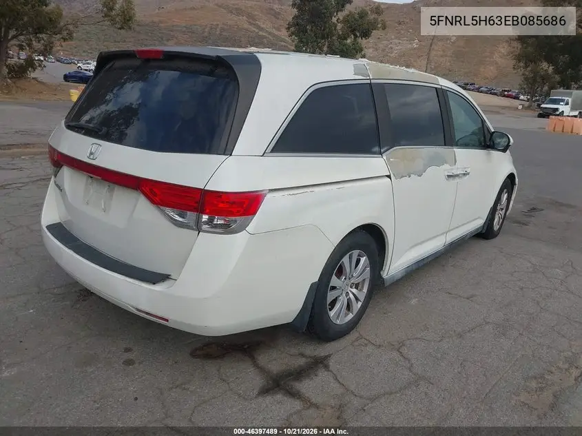 2014 HONDA ODYSSEY VIN 5FNRL5H63EB085686 — фото 4