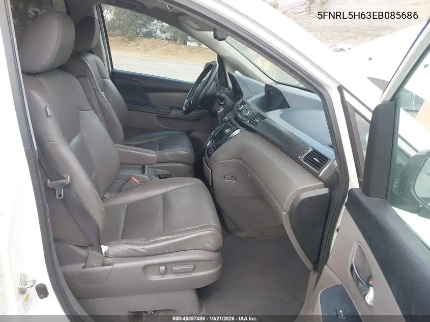 2014 HONDA ODYSSEY VIN 5FNRL5H63EB085686 — фото 5