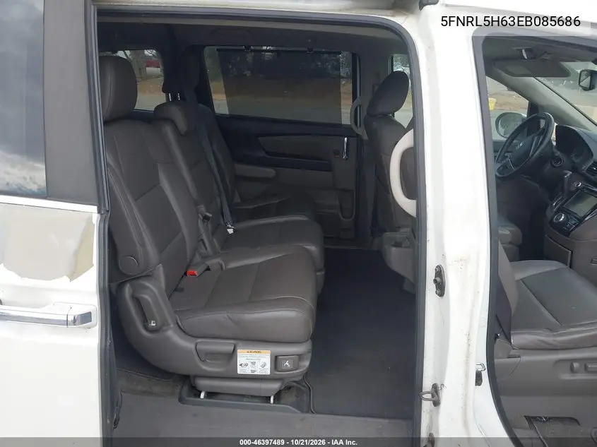 2014 HONDA ODYSSEY VIN 5FNRL5H63EB085686 — фото 8