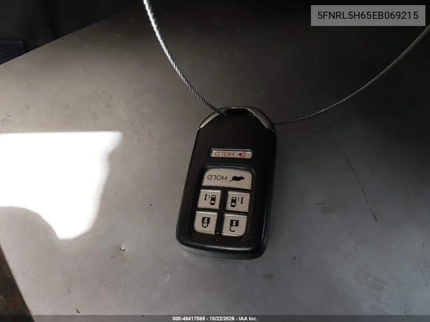2014 HONDA ODYSSEY VIN 5FNRL5H65EB069215 — фото 11