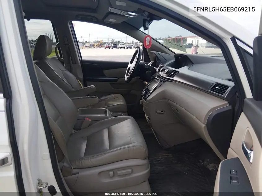 2014 HONDA ODYSSEY VIN 5FNRL5H65EB069215 — фото 5