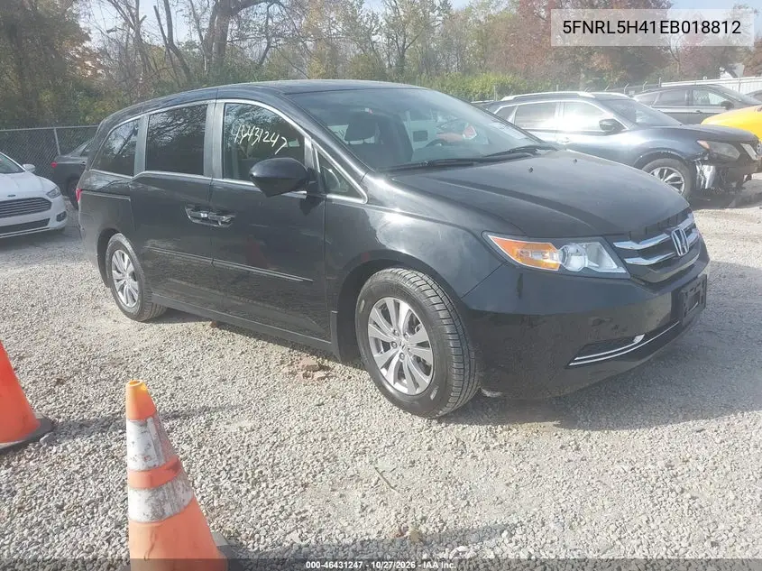 HONDA ODYSSEY 2014, VIN 5FNRL5H41EB018812