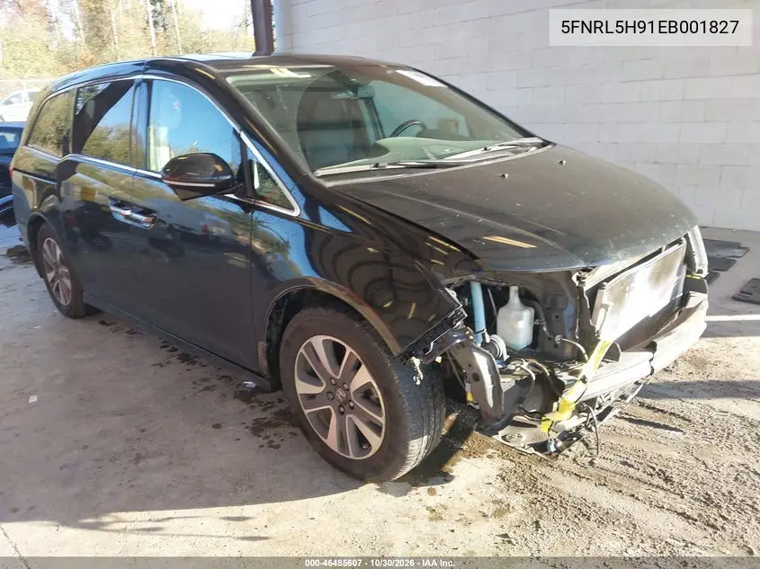 HONDA ODYSSEY 2014, VIN 5FNRL5H91EB001827