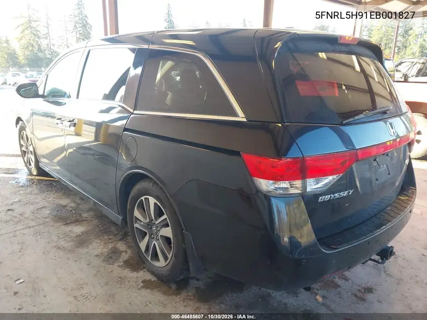 2014 HONDA ODYSSEY VIN 5FNRL5H91EB001827 — фото 3