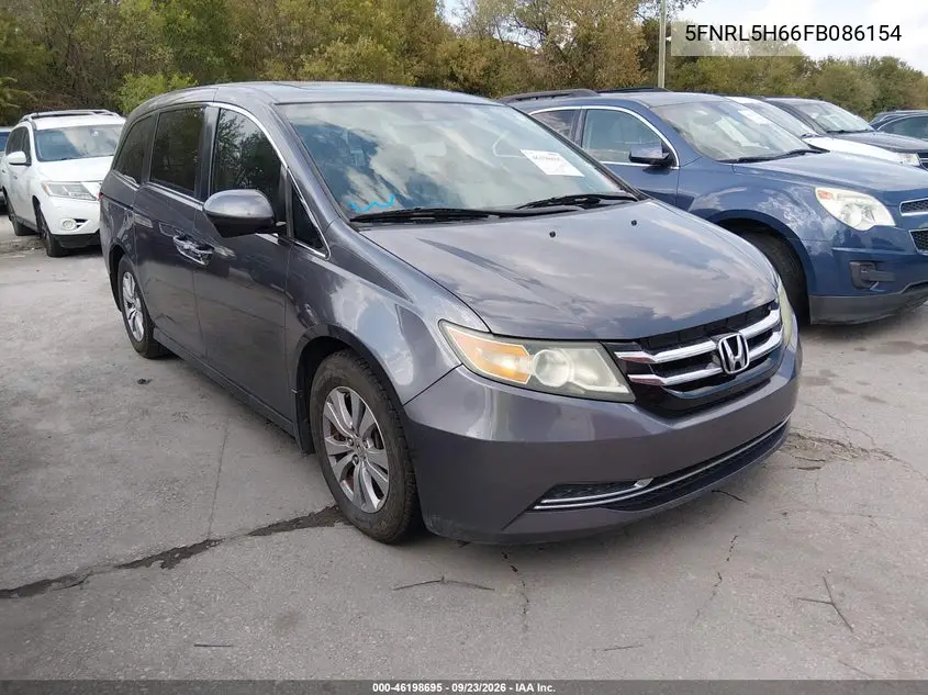 HONDA ODYSSEY 2015, VIN 5FNRL5H66FB086154