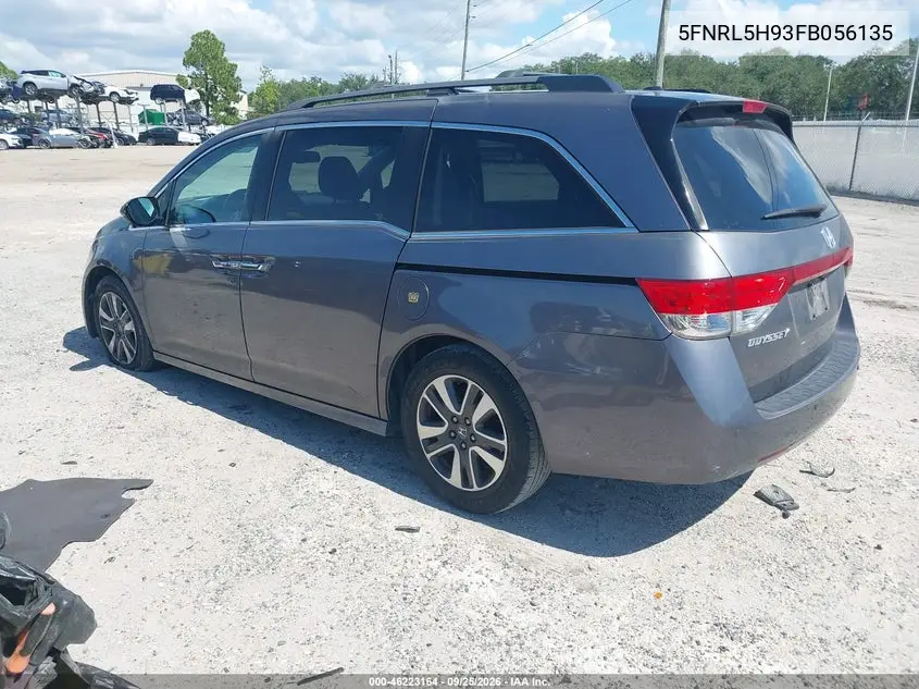 2015 HONDA ODYSSEY VIN 5FNRL5H93FB056135 — фото 3