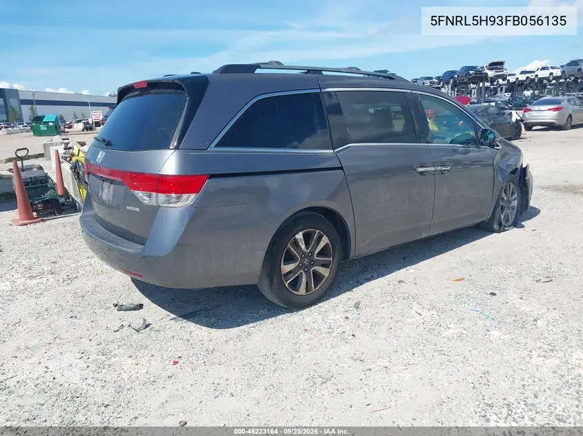 2015 HONDA ODYSSEY VIN 5FNRL5H93FB056135 — фото 4