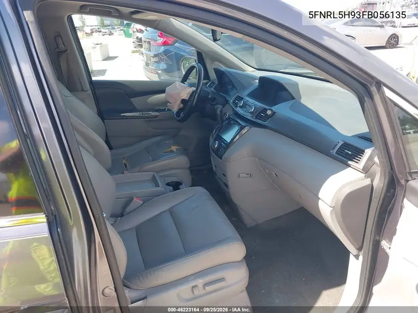 2015 HONDA ODYSSEY VIN 5FNRL5H93FB056135 — фото 5