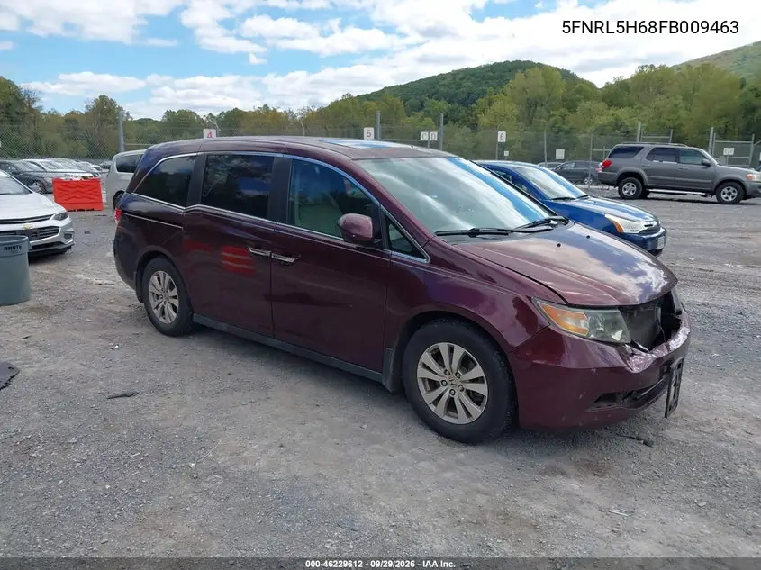 HONDA ODYSSEY 2015, VIN 5FNRL5H68FB009463