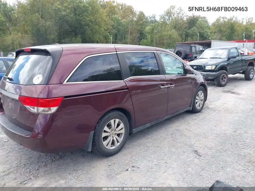2015 HONDA ODYSSEY VIN 5FNRL5H68FB009463 — фото 4
