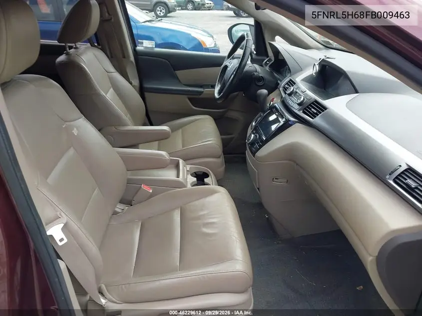 2015 HONDA ODYSSEY VIN 5FNRL5H68FB009463 — фото 5
