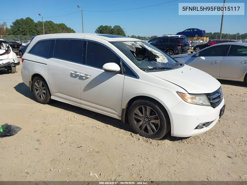 HONDA ODYSSEY 2015, VIN 5FNRL5H95FB015117