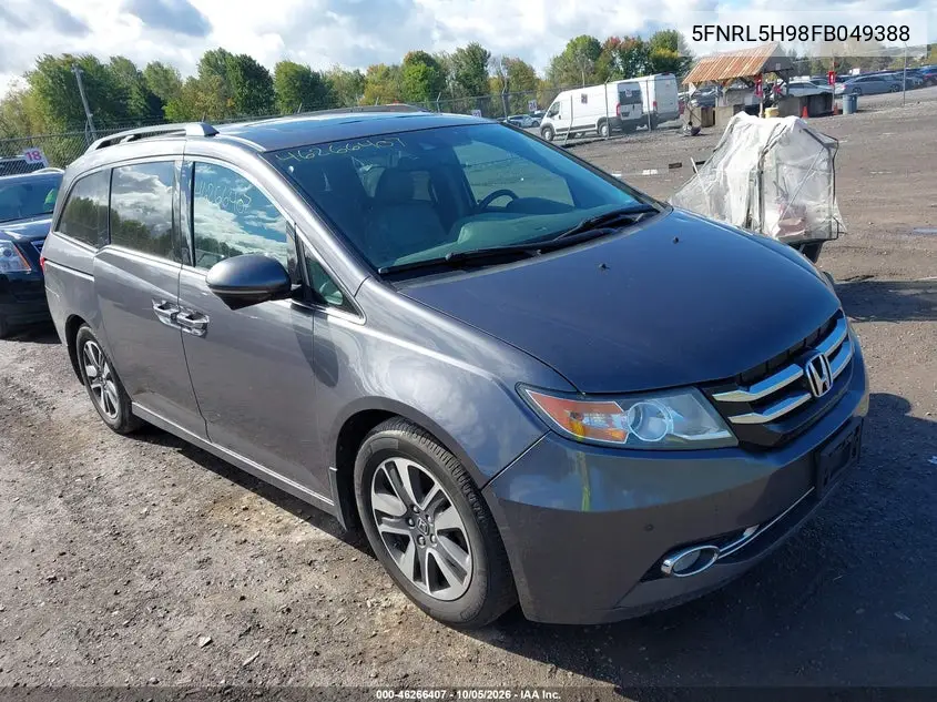 HONDA ODYSSEY 2015, VIN 5FNRL5H98FB049388