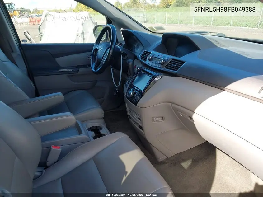 2015 HONDA ODYSSEY VIN 5FNRL5H98FB049388 — фото 5