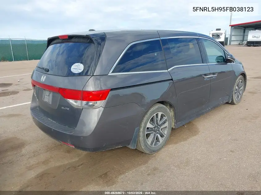2015 HONDA ODYSSEY VIN 5FNRL5H95FB038123 — фото 4