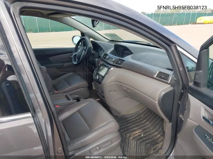 2015 HONDA ODYSSEY VIN 5FNRL5H95FB038123 — фото 5