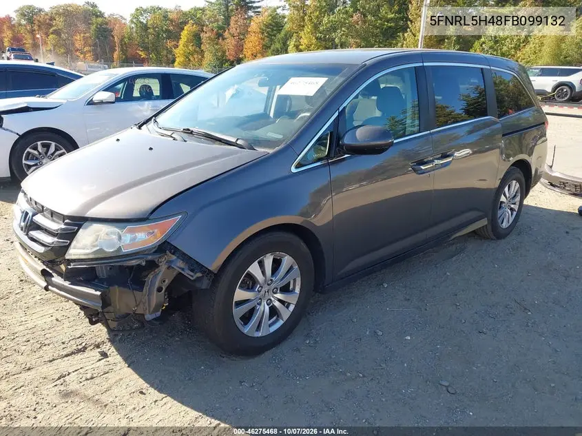 2015 HONDA ODYSSEY VIN 5FNRL5H48FB099132 — фото 2