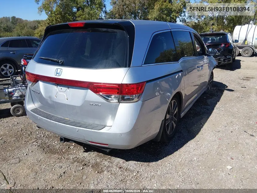 2015 HONDA ODYSSEY VIN 5FNRL5H93FB108394 — фото 4