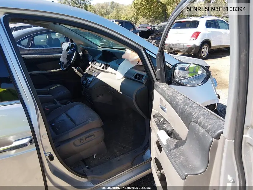 2015 HONDA ODYSSEY VIN 5FNRL5H93FB108394 — фото 5