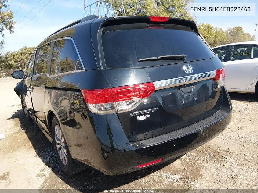 2015 HONDA ODYSSEY VIN 5FNRL5H64FB028463 — фото 3