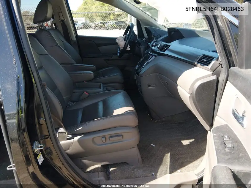 2015 HONDA ODYSSEY VIN 5FNRL5H64FB028463 — фото 5