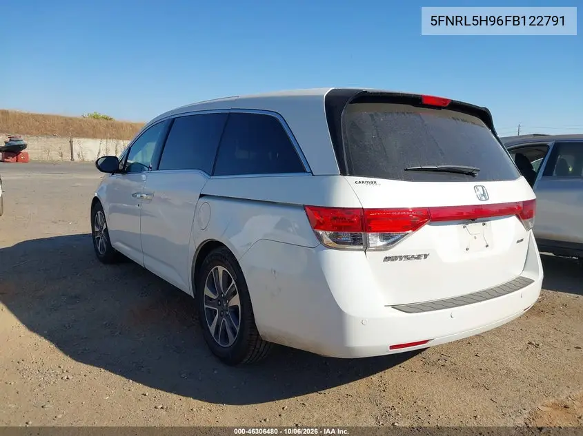 2015 HONDA ODYSSEY VIN 5FNRL5H96FB122791 — фото 3